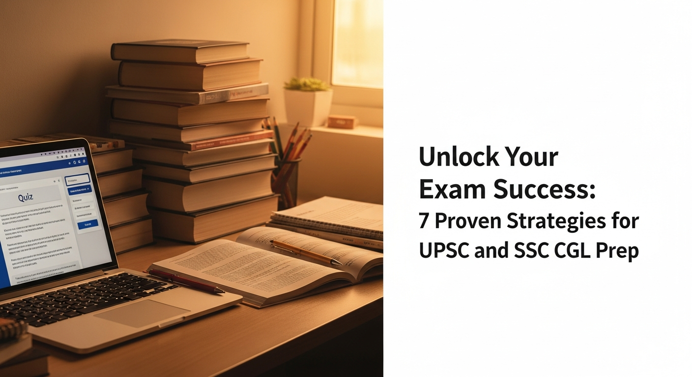 Unlock Your Exam Success: 7 Proven Strategies for UPSC and SSC CGL Prep