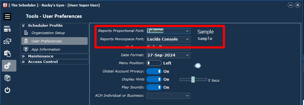 Fonts
