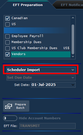 Prepare - Import