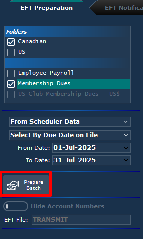 Prepare - Recurring