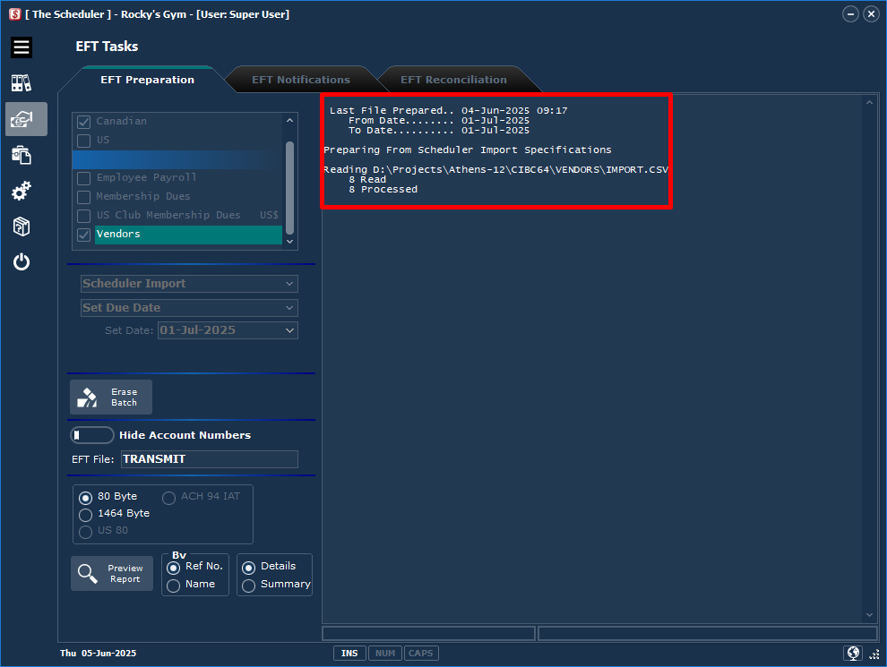 Prepare - Import Ready