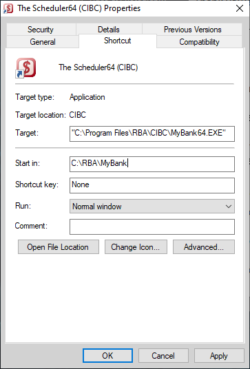 Desktop Shortcut