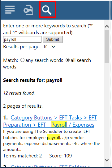 willdcard keyword search