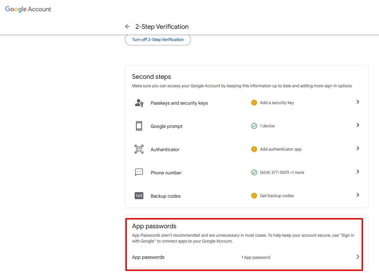 Google Setup -1