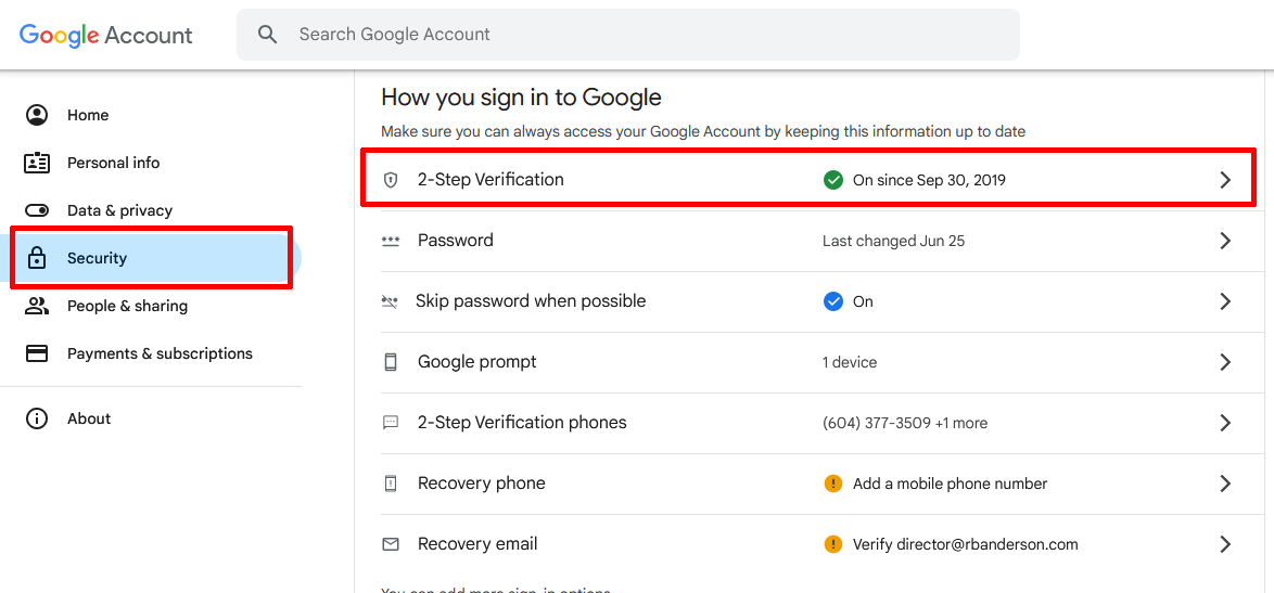 Google Setup -0