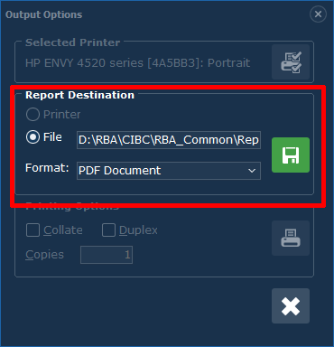 Select File; name the document and press the Save Button