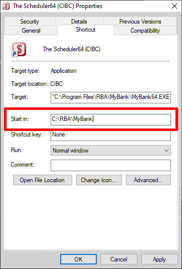 Shortcut