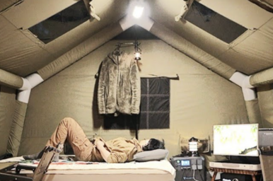 Coody 17.2 Inflatable Tent. Four-Season Camping with Comfort