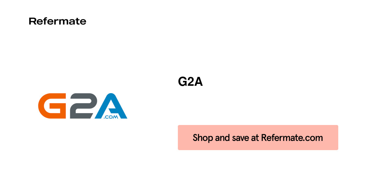 G2A Cashback Code 2022 — Refermate