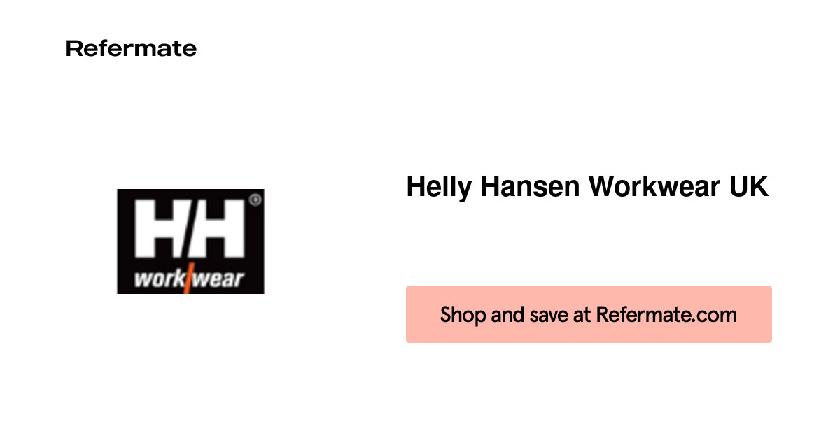 25 off Helly Hansen Workwear UK Coupons, Promo Codes August, 2024