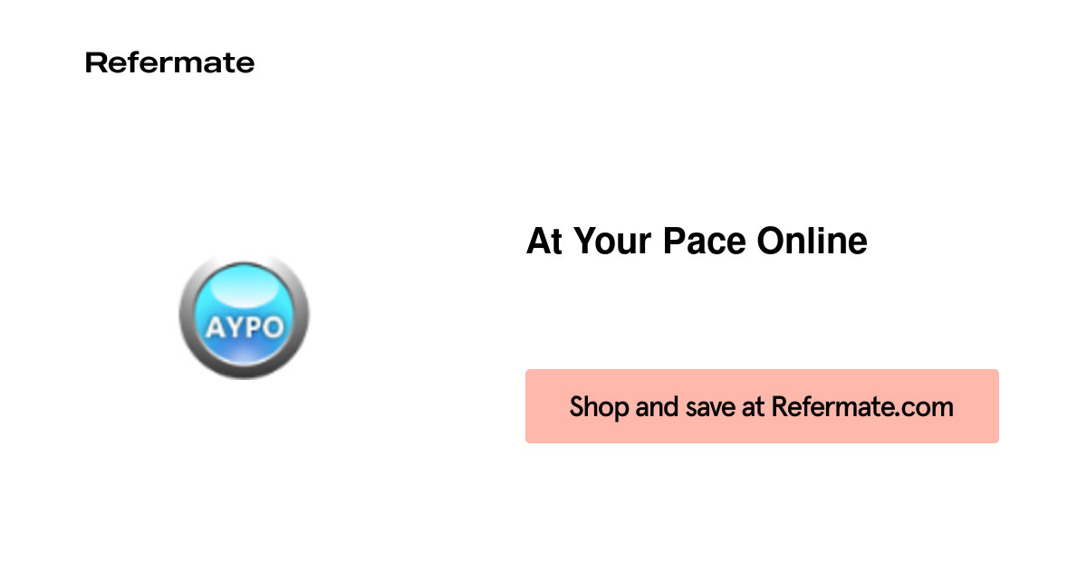 10 off At Your Pace Online Coupons, Promo Codes February, 2024
