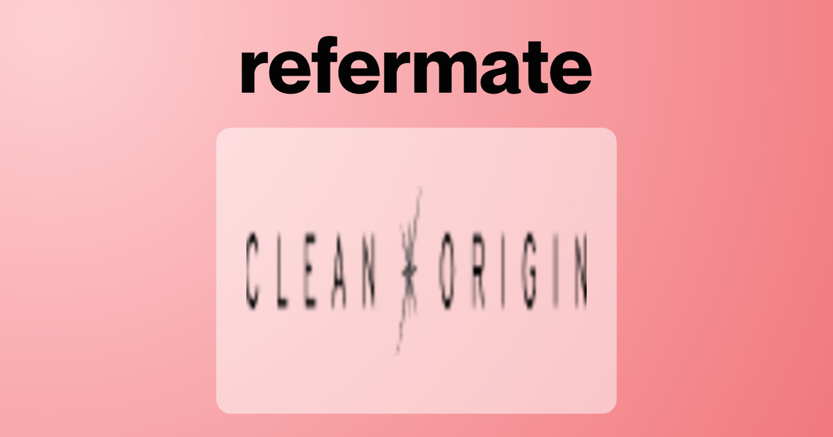 25 off Clean Origin Coupons, Promo Codes July, 2024 — Refermate