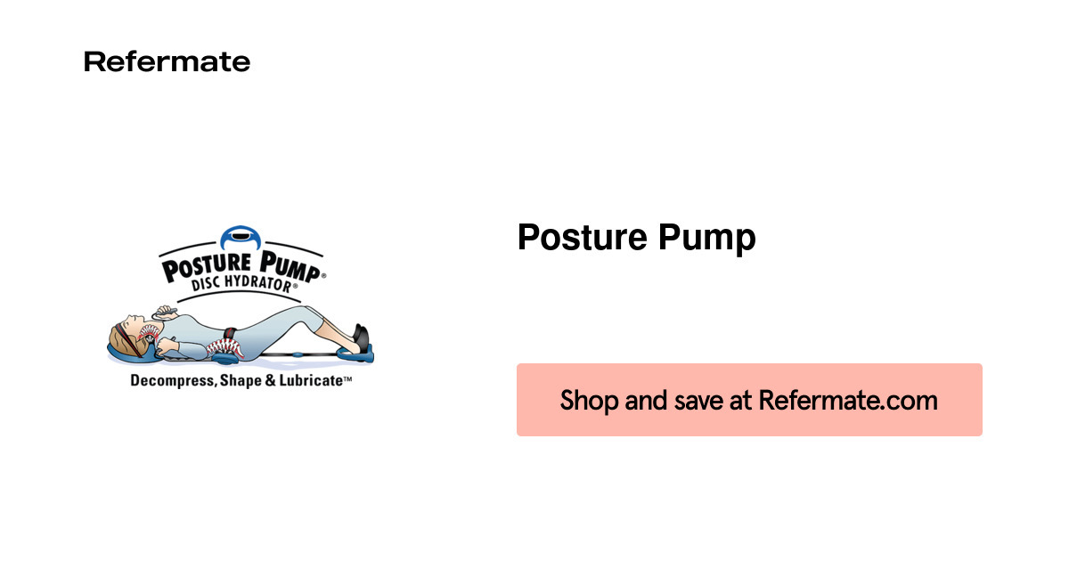 25 off Posture Pump Coupons, Promo Codes December, 2023 — Refermate