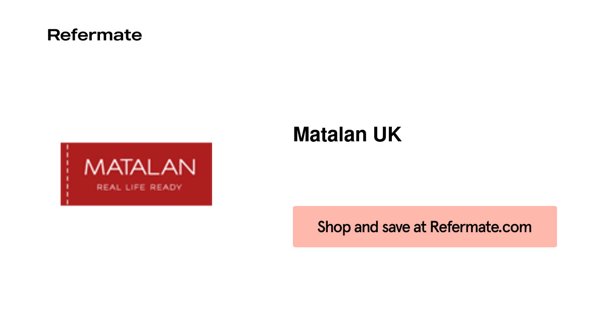 20 off Matalan UK Coupons, Promo Codes September, 2024 — Refermate