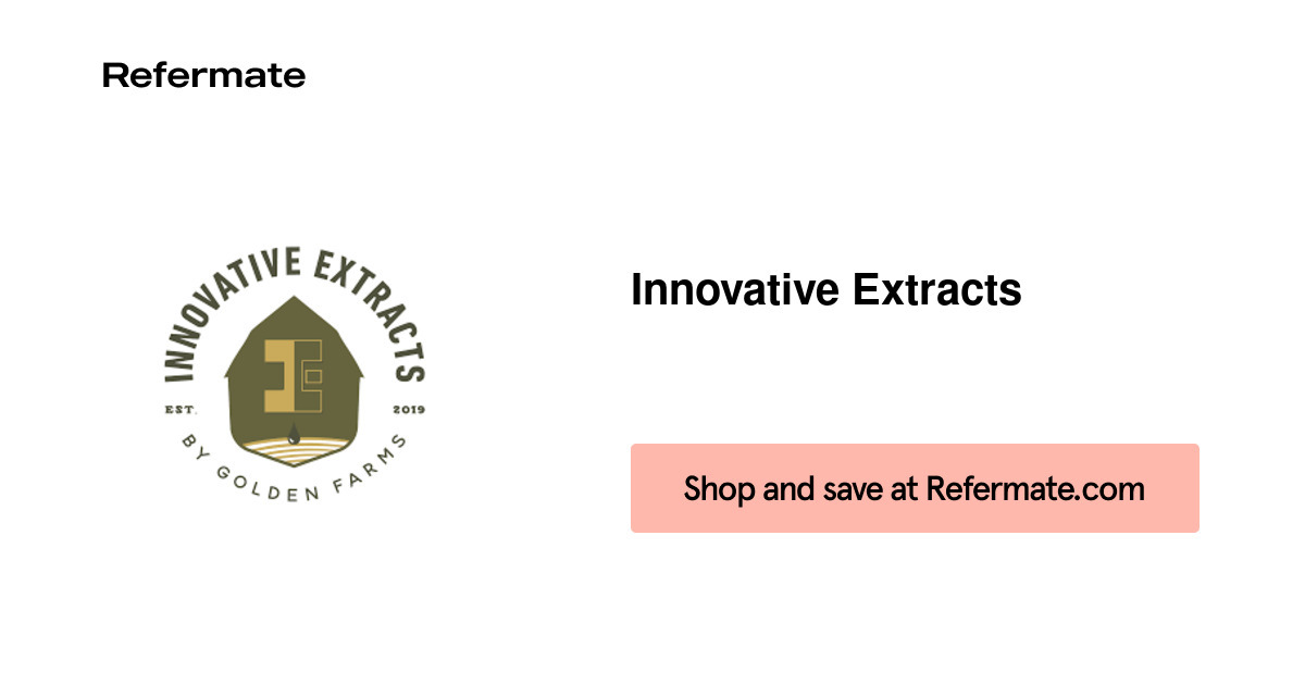 35 off Innovative Extracts Coupons, Promo Codes April, 2024 — Refermate