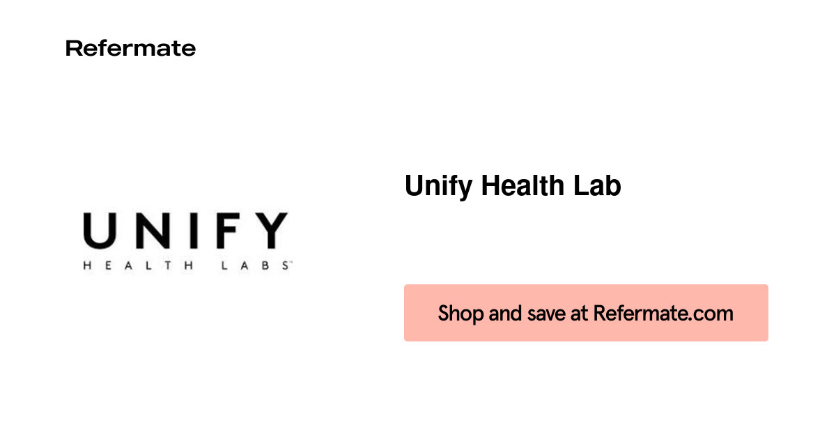 40 off Unify Health Lab Coupons, Promo Codes September, 2022 — Refermate