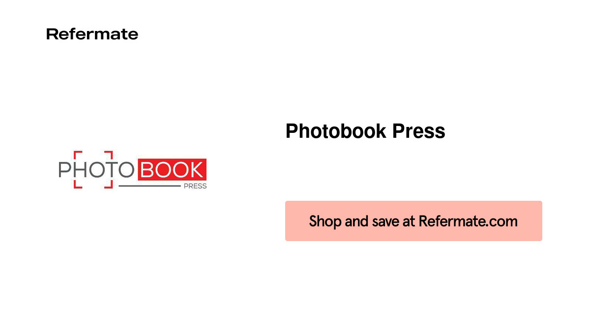 25 off Photobook Press Coupons, Promo Codes December, 2023 — Refermate