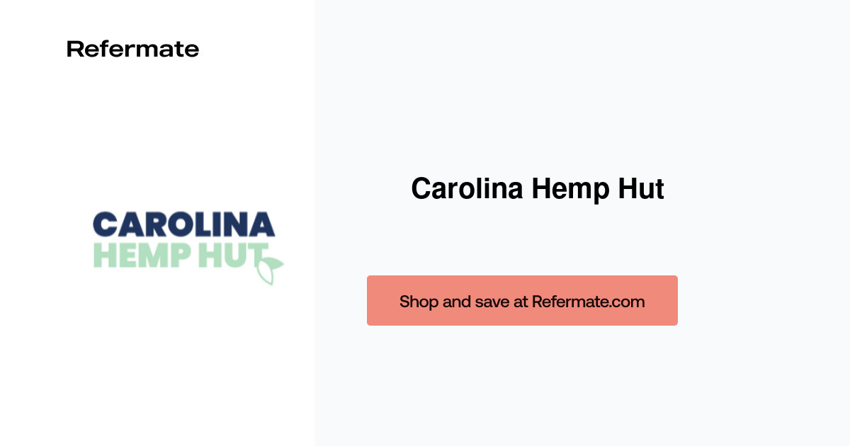 15 off Carolina Hemp Hut Coupons, Promo Codes December, 2023 — Refermate