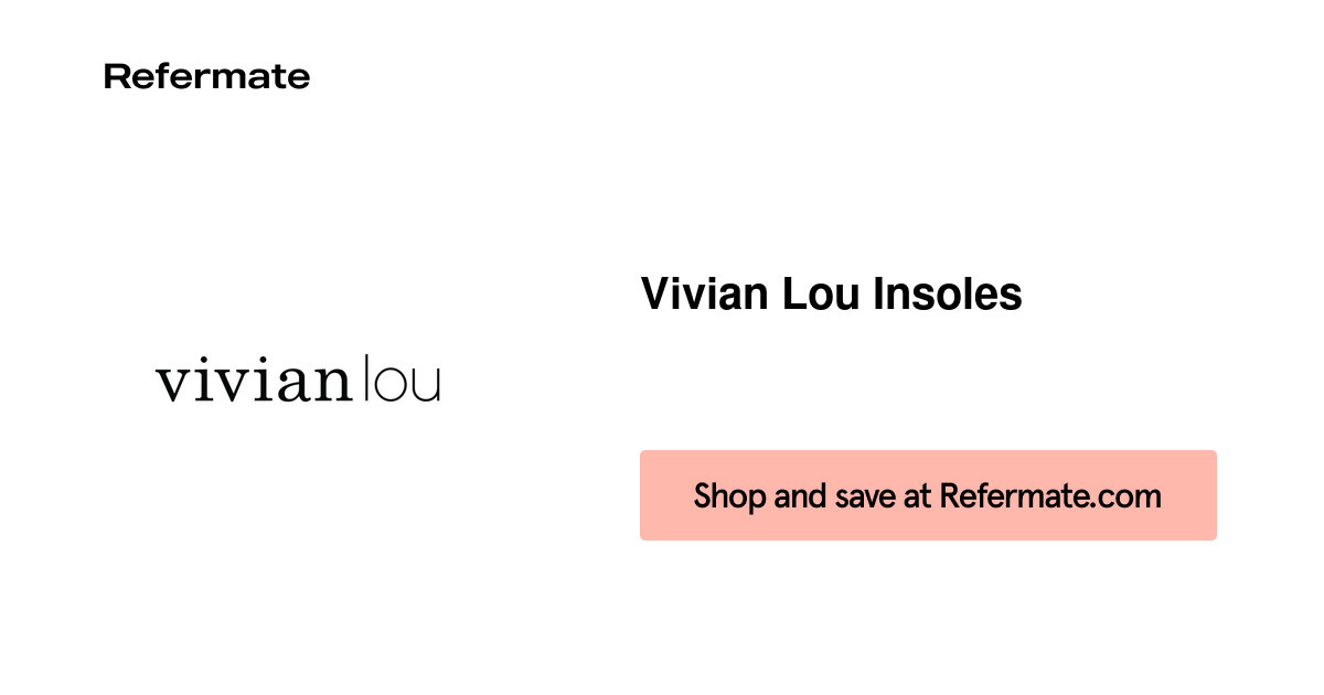 15 off Vivian Lou Insoles Coupons, Promo Codes September, 2024