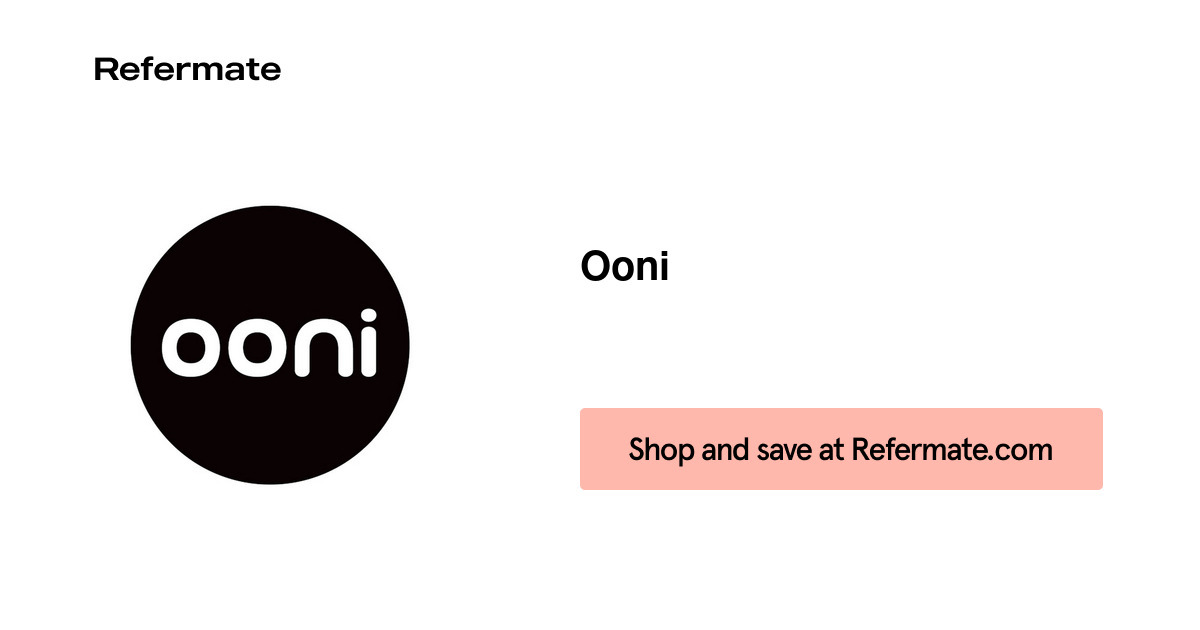 25 off Ooni Coupons, Promo Codes June, 2021 — Refermate