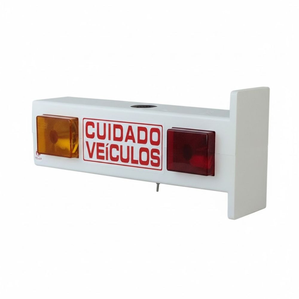 Sinalizador Garagem Toller PVC LED com Bip Bivolt TESG-1L