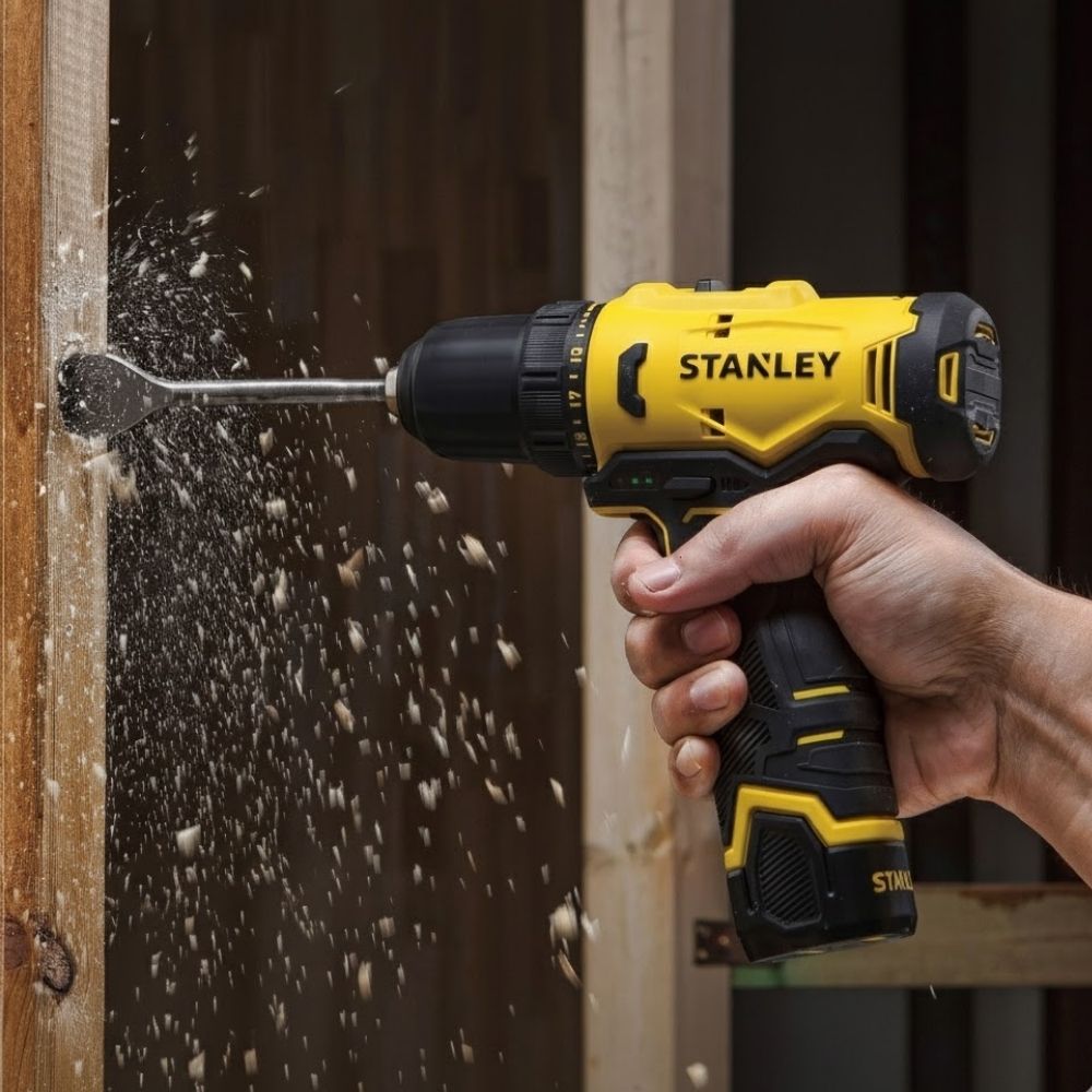 Furadeira Parafusadeira Stanley 3/8" 12V Max 2BATERIAS 2.0AH com Maleta SCD10D2K-BR