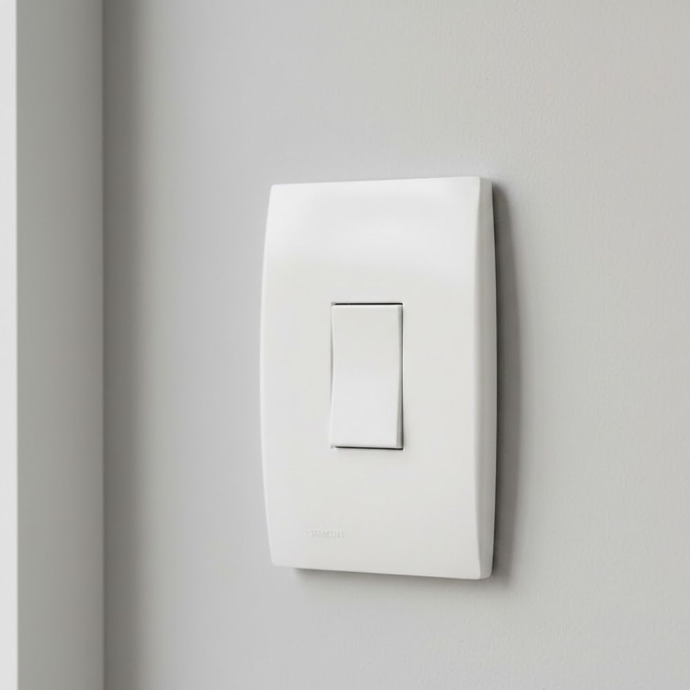 Conjunto Soprano Ilus 4X2 Branco com Placa 1 Paralelo Vertical 5TA99043