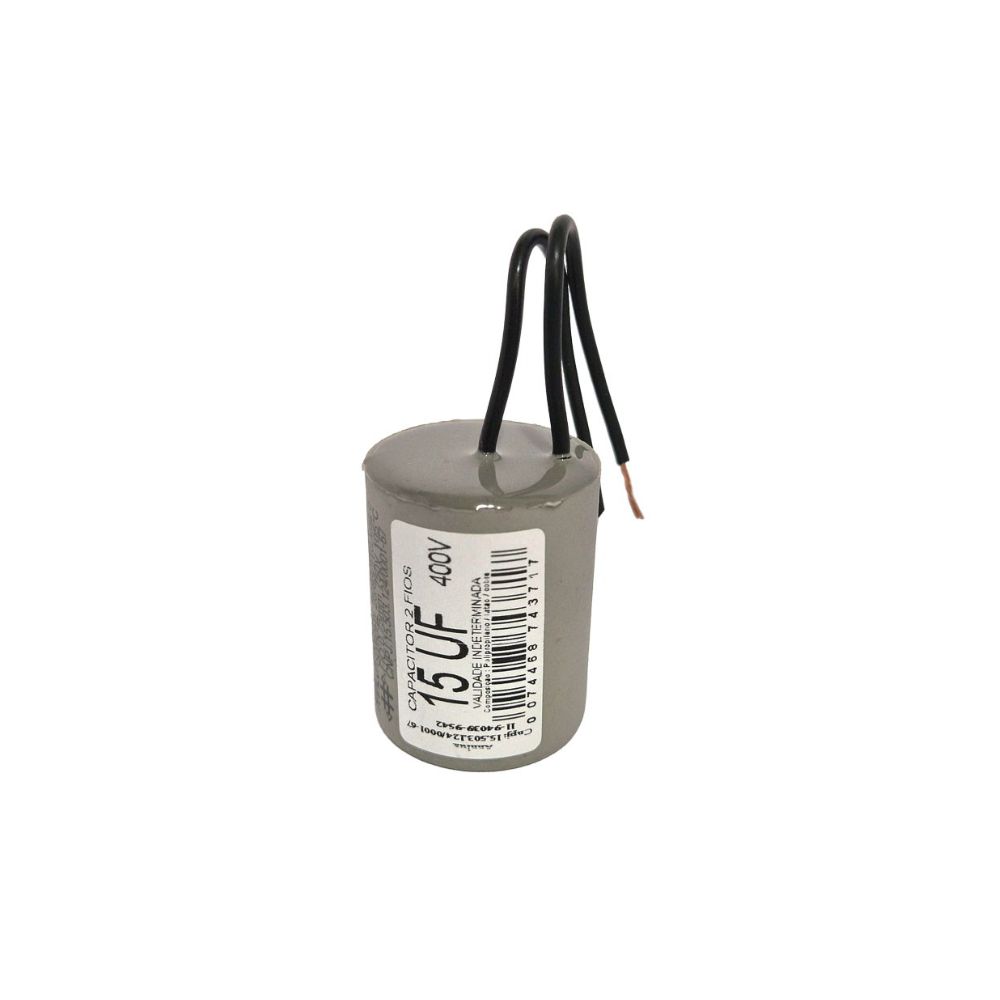 Capacitor Elite Energia 2 Fios 12UF 400V | 38-413