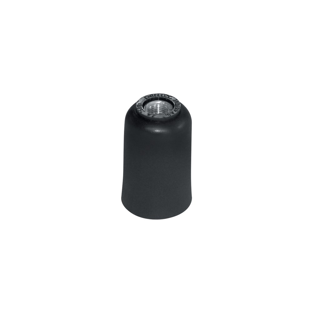 Soquete Abajour Coluna Liso Perlex Preto 1103PR