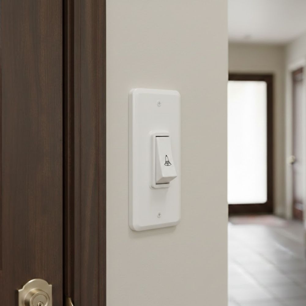 Conjunto Perlex "Branca" sem Placa 1 Campainha 2285