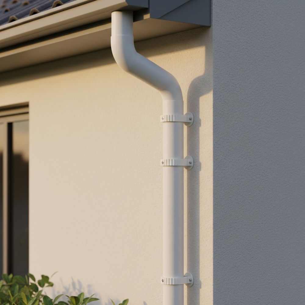 Abraçadeira Condutor de Calha Astra Branca 88X55MM CAL/ABC*BR