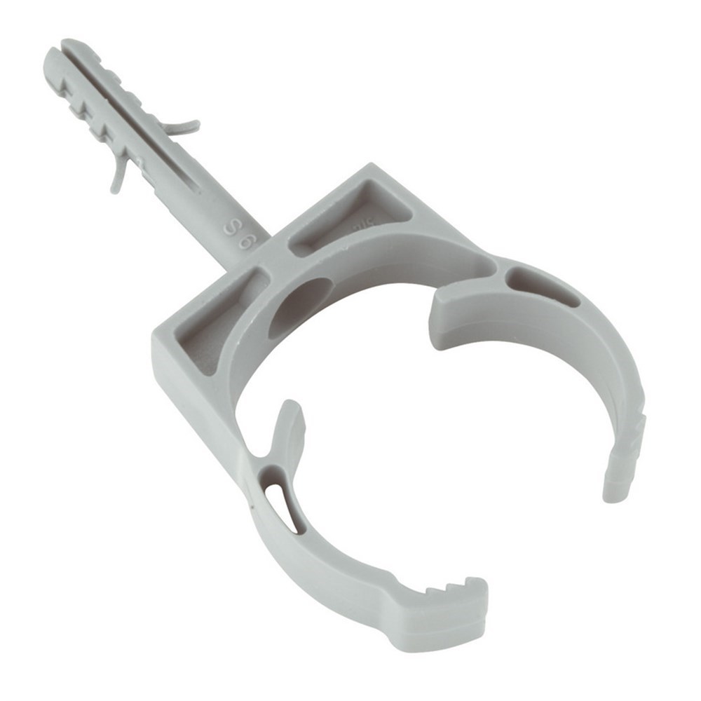 Abraçadeira Plastibox Eletroduto com Bucha Cinza 1/2" 57257/001
