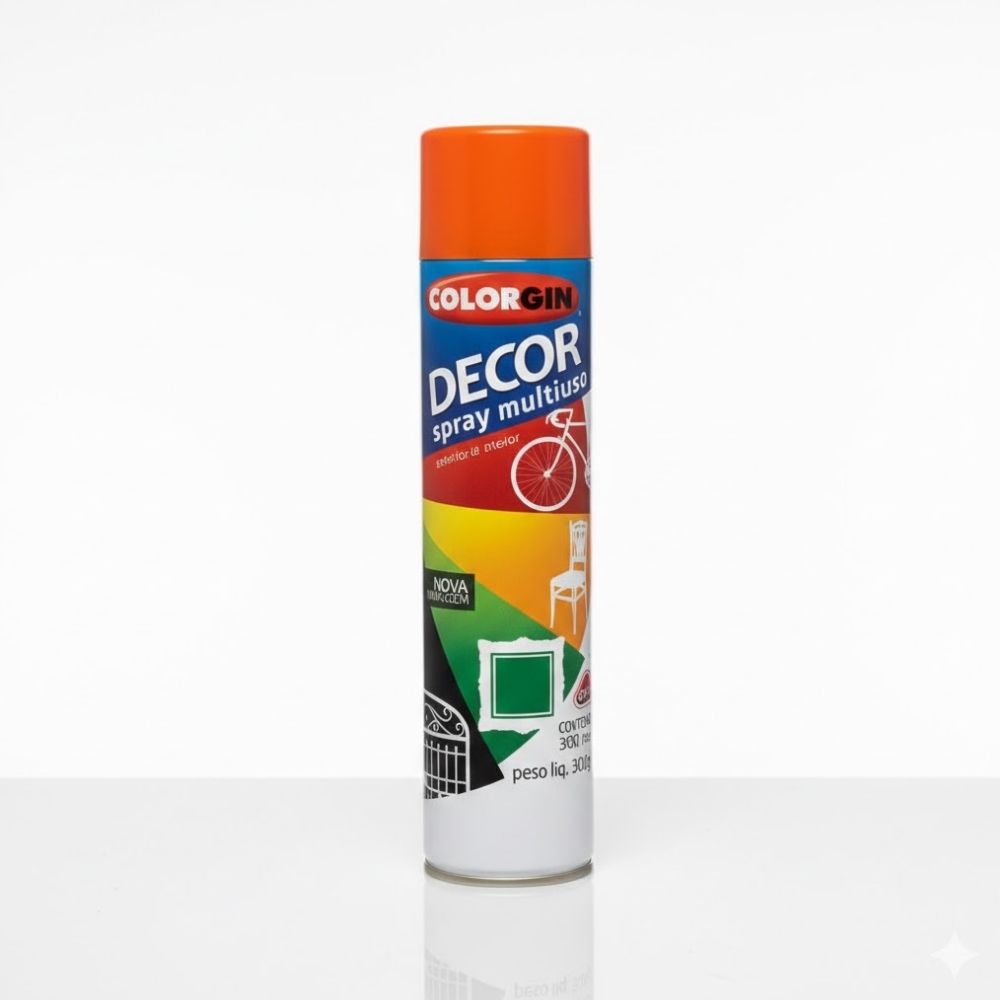 Spray Colorgin Décor Laranja 360ML 8831