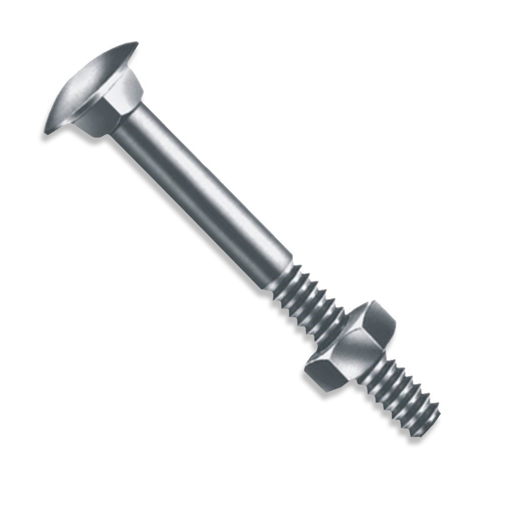 Parafuso Francês Jomarca (33)5/16x4 com Porca 100 Peças | 05428/27345