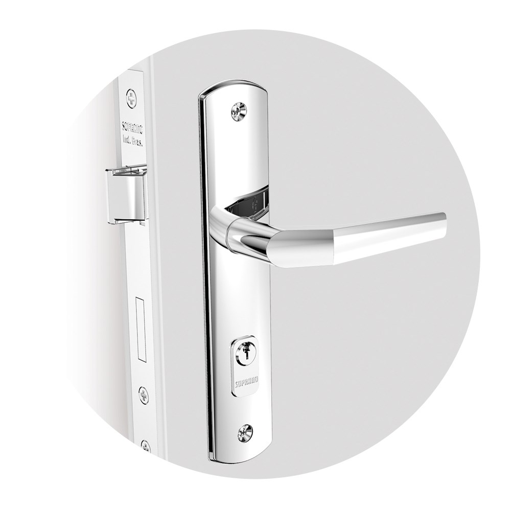 Fechadura Soprano Popline Externa 03001.07.11.01