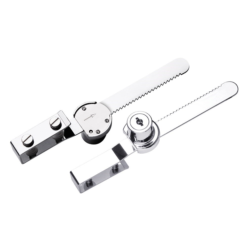 Fechadura Soprano Vitrine 160/32mm Cromada 3009.0070.01