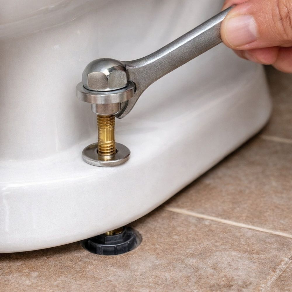 Parafuso Sanitário Toralf Bucha 10 Latonado  2 Peças 106810