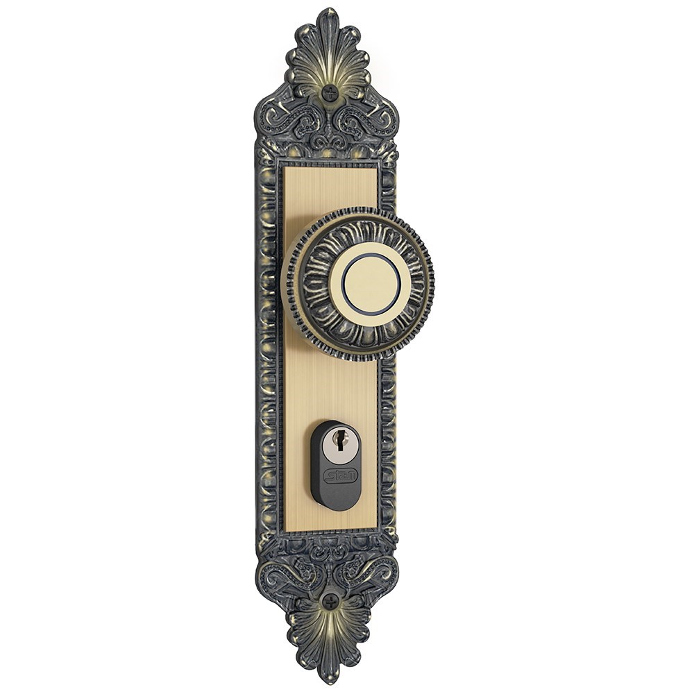 Fechadura Stam 803/04M Externa Colonial Bola 35280