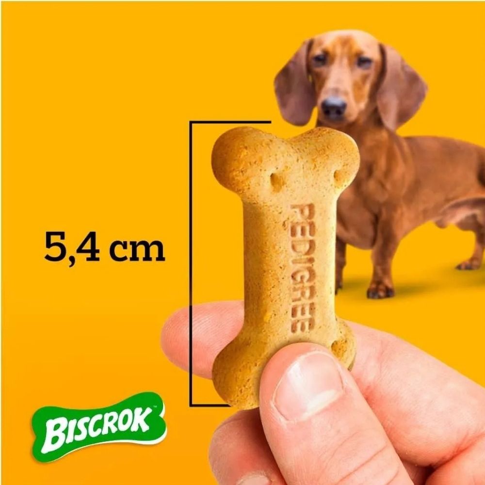 Biscoito Biscrok para Cães Adultos Raças Pequenas Pedigree 150g