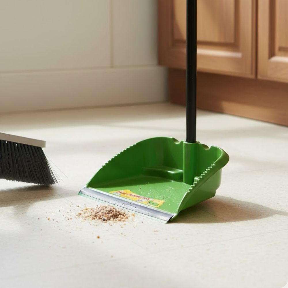 Pá de Lixo Odim Pequena Plástico com Cabo 90cm 1520