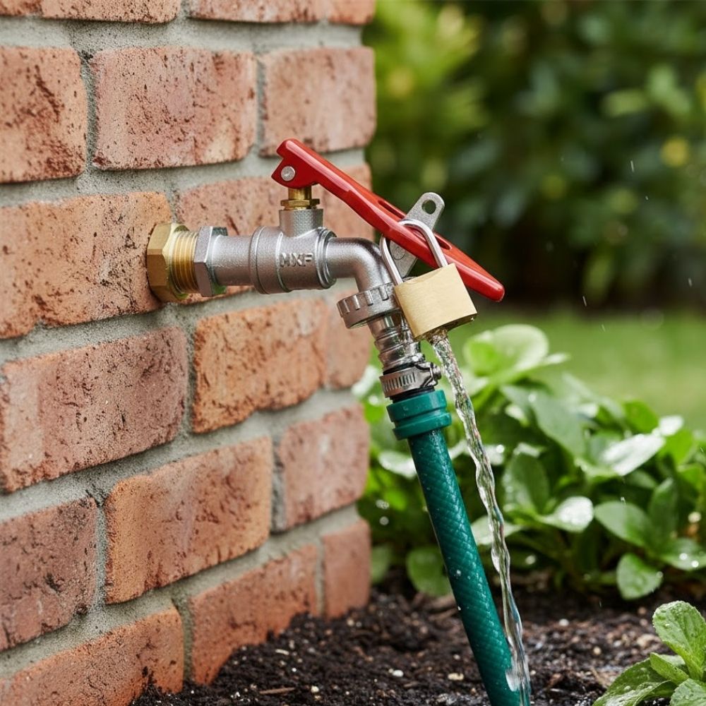 Torneira Esfera Brazhu Jardim para Cadeado Zamac 3/4 2049