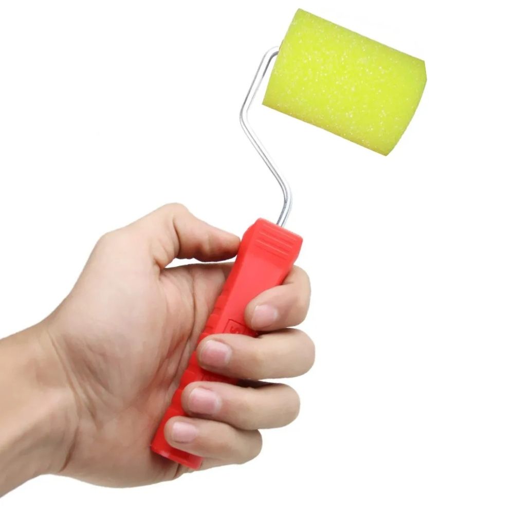 Rolo Espuma Atlas Amarelo 05cm com Cabo 406/5A