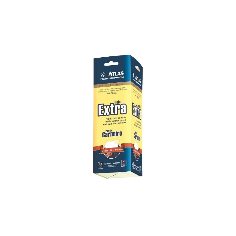 Rolo de Lã Atlas Pele de Carneiro para Pintura 1A 23cm | 32222