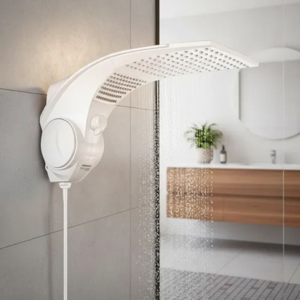 Ducha Lorenzetti Duoshower Quadrada Multitemparaturas 4T 127V 5500W 7511043