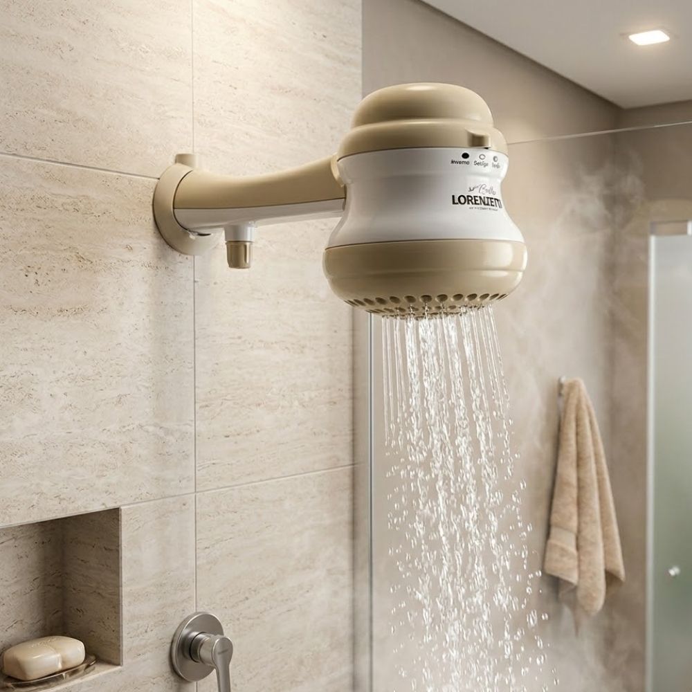 Ducha Lorenzetti Bello Banho Ultra 5400W 3T 220V Bege 7530436