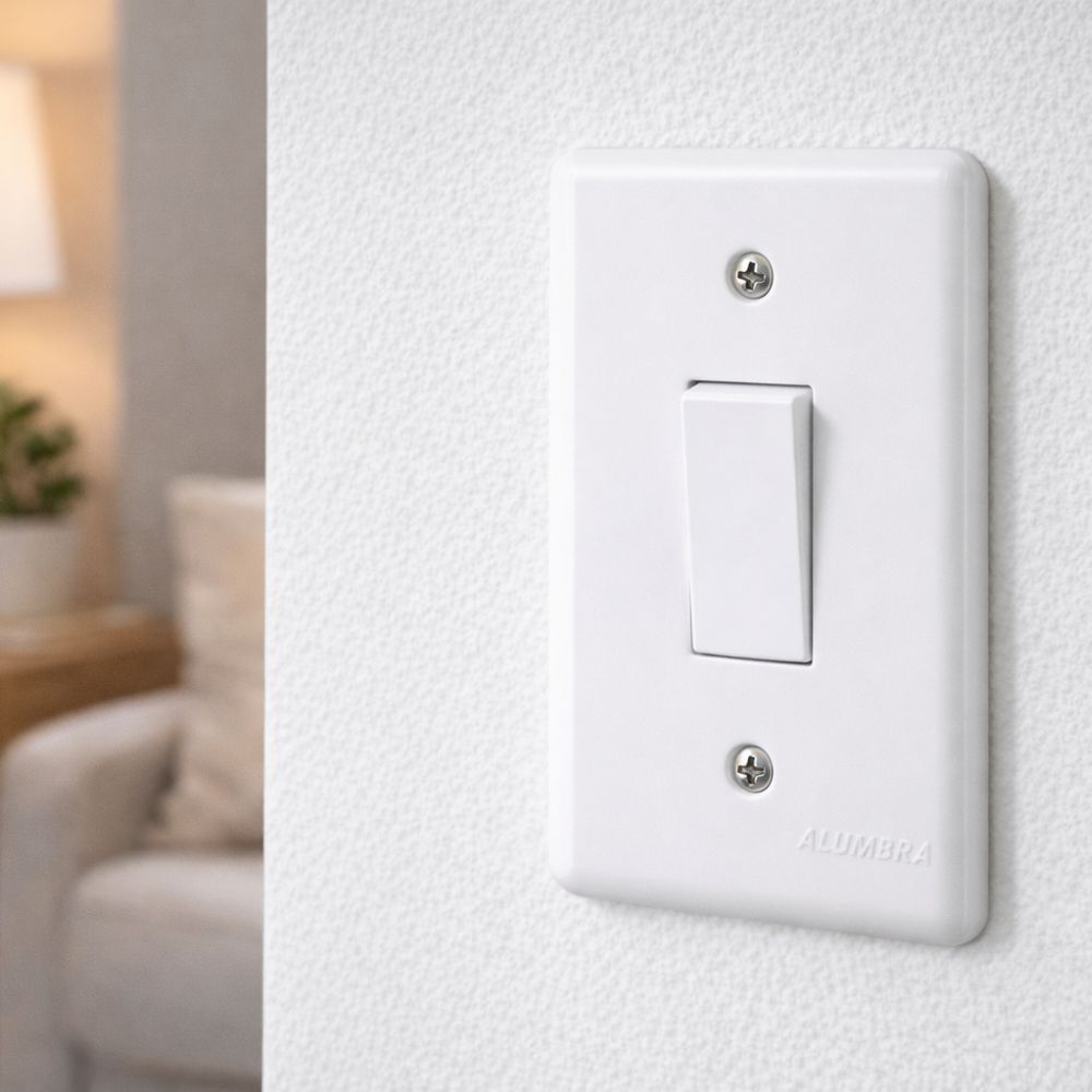 Módulo Alumbra Siena Branco - Simples | 6011