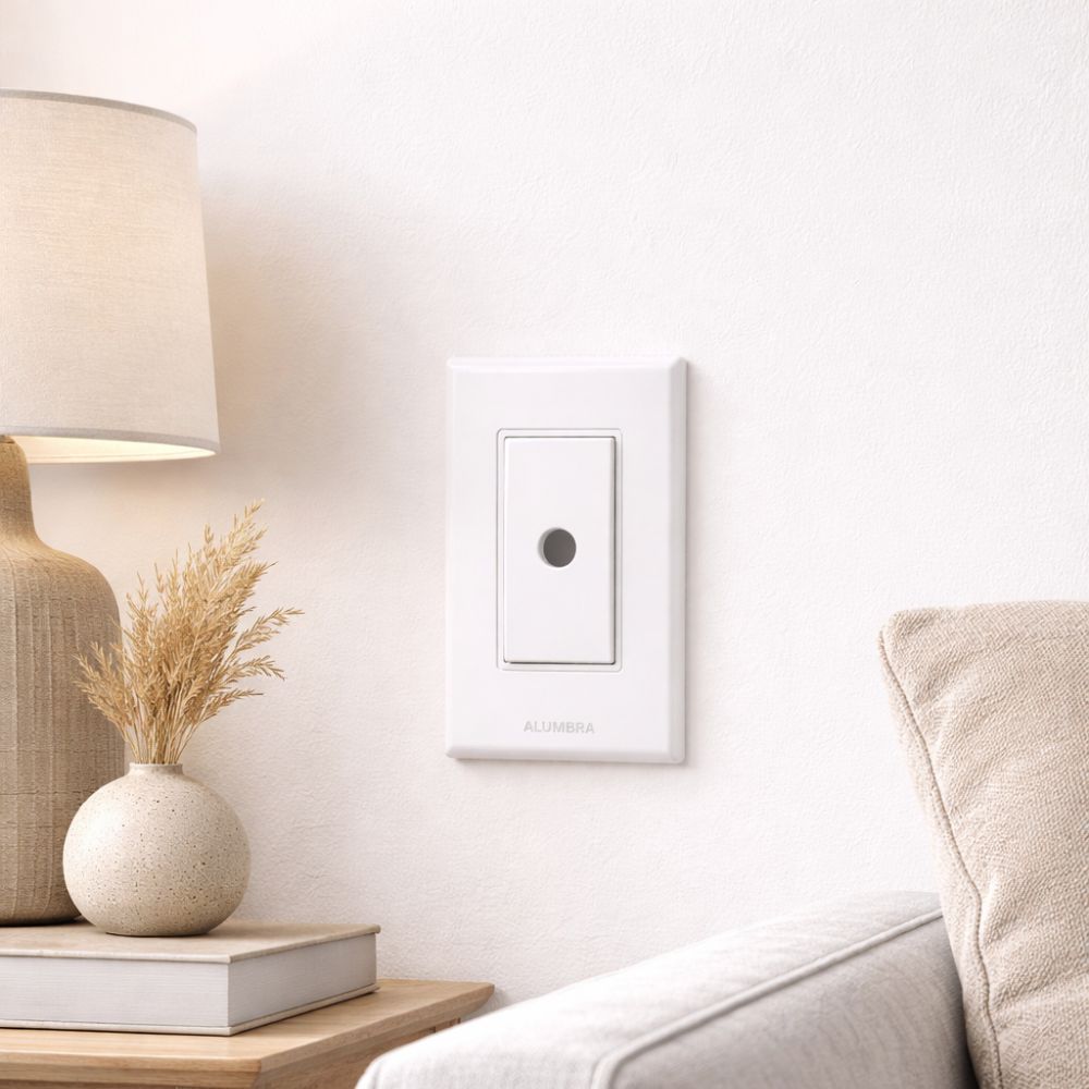 Módulo Alumbra Siena Branco (Saida 1 Furo) 1 Peça 6176