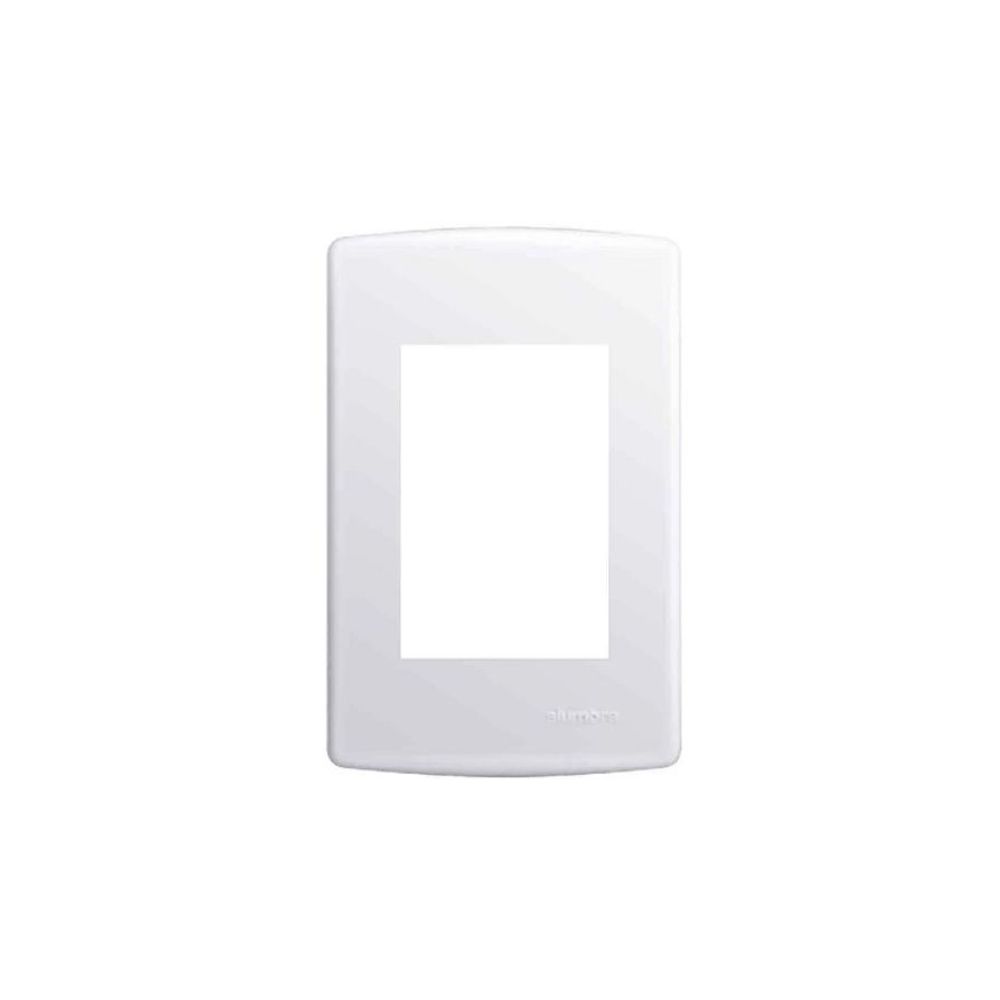 Placa Alumbra Siena 4x2 Branca (3 Modulos) 6403