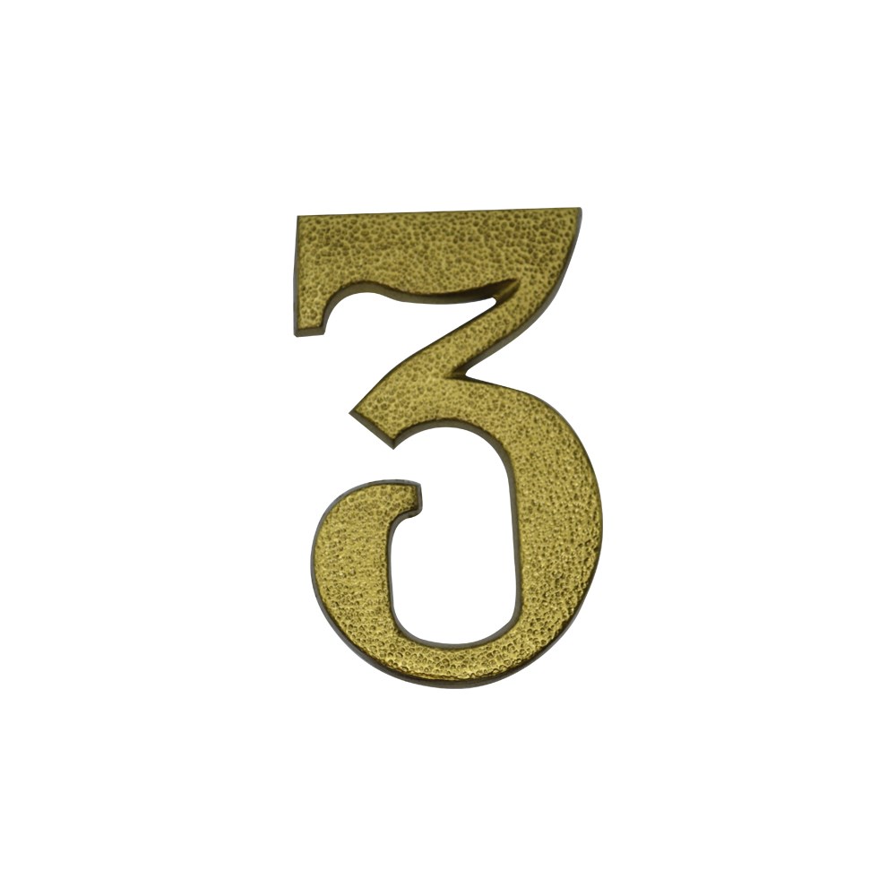 Número Colonial 3 PVC 15X15 Pavilonis | 640013500