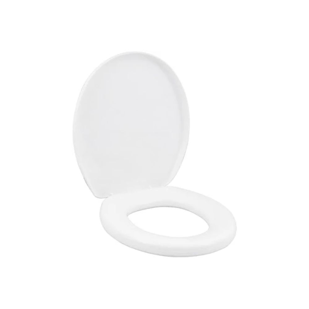 Assento Sanitário Oval Almofadado Branco Okinalar